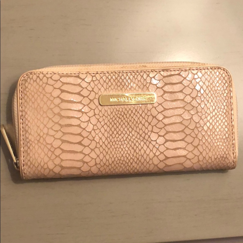 Michael Kors snakeskin wallet